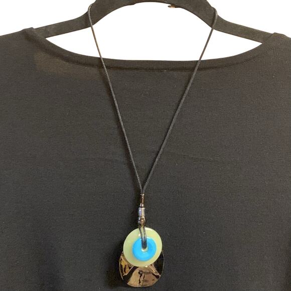 Robert Lee Morris (RLM) Necklace Multi Color Long - Picture 2 of 10